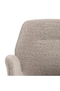 Krzesło obrotowe z podłokietnikami Aura Monza beżowe - ACTONA